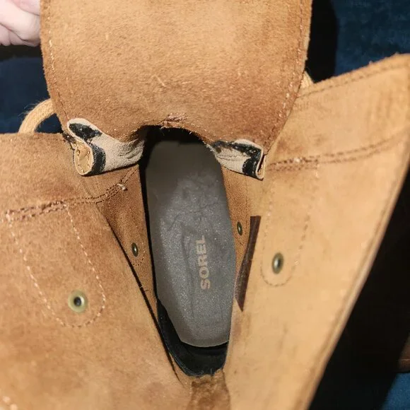 ✨ SOREL “Joan of Arctic Wedge” Waterproof Leather Boots – Women’s Size 7 (NWOT) - Picture 10 of 16